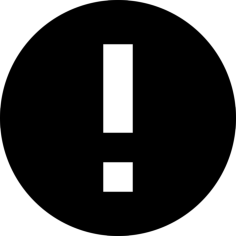 Circle Exclamation Sticker Outline Svg File, Free Vectors File